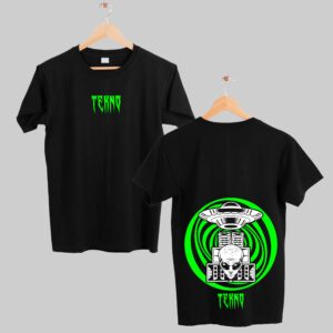 camiseta alien tekno