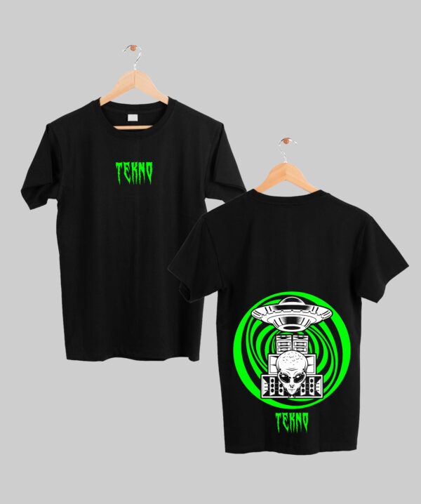 camiseta alien tekno