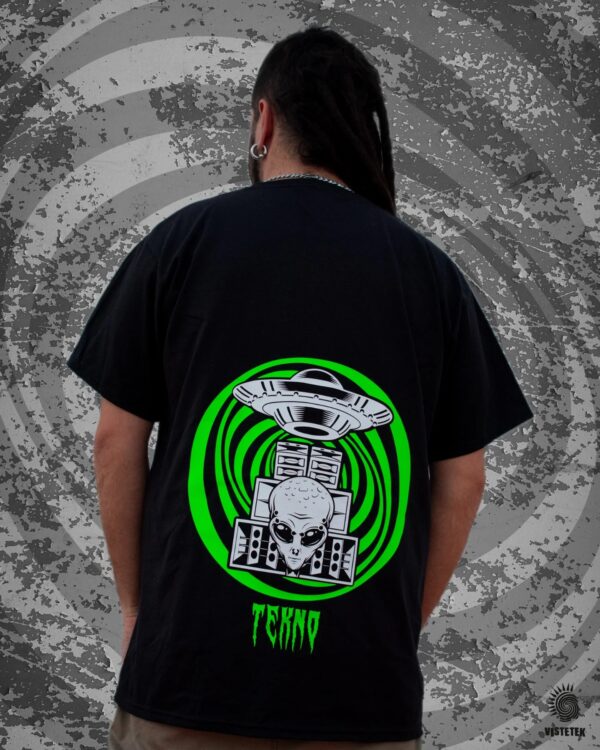 Camiseta alien tekno - Imagen 2