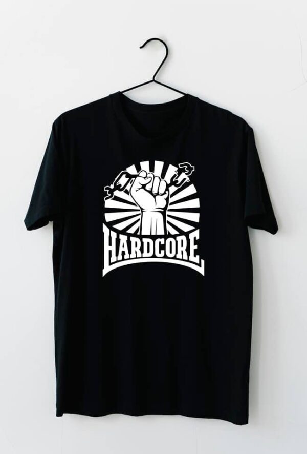 camiseta hardcore puño