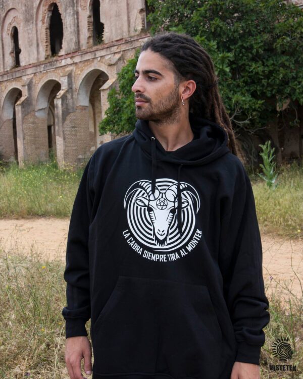 Sudadera la cabra siempre tira al montek - Imagen 2