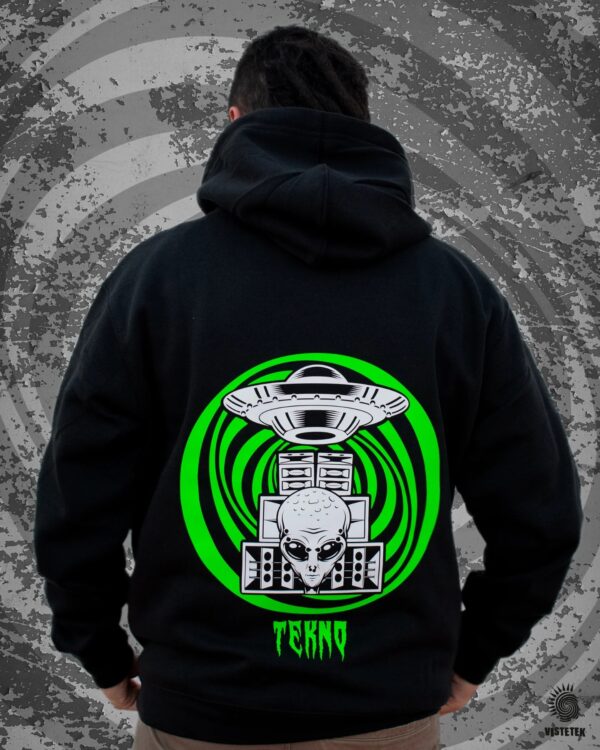 Sudadera alien tekno - Imagen 2