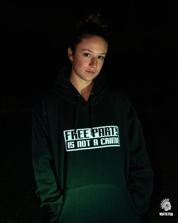 Sudadera free party is not a crime - Imagen 2
