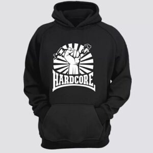 sudadera hardcore puño