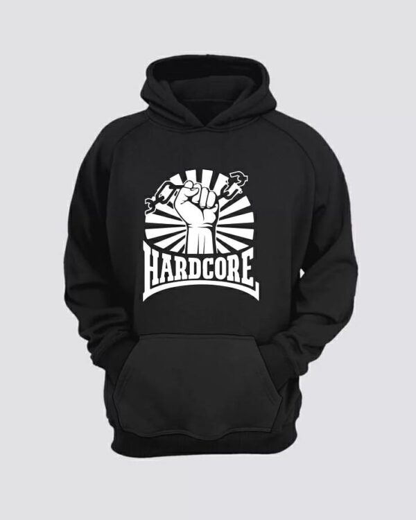 sudadera hardcore puño