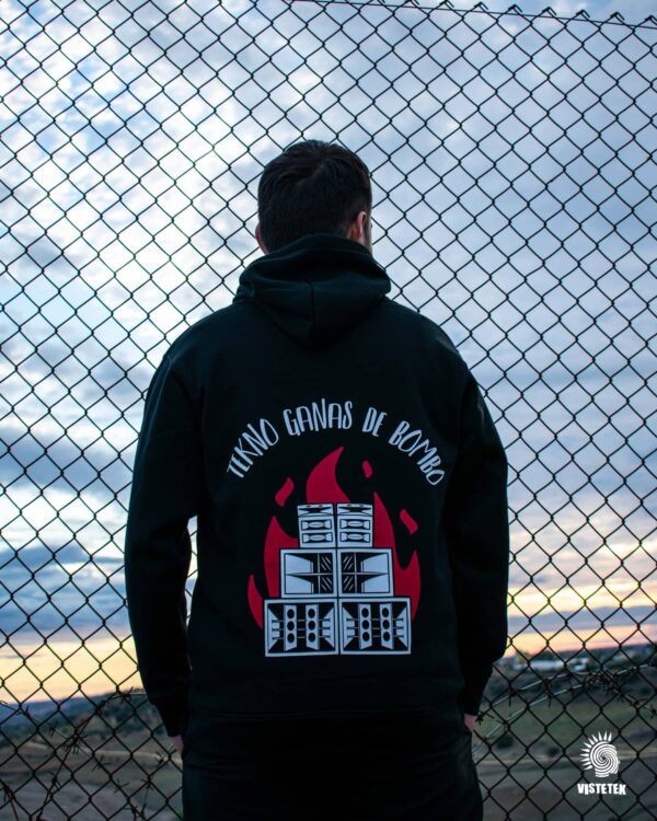 sudadera tekno ganas de bombo